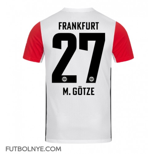 Camiseta Eintracht Frankfurt Mario Gotze #27 Primera Equipación 2024-25 manga corta